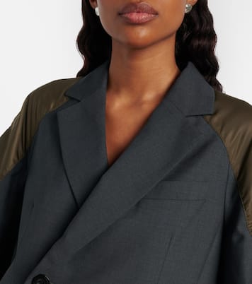 جاكيت مغطاة بأجزاء | Sacai