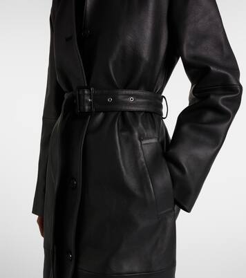 Mantel aus Leder | Toteme