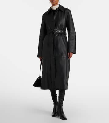 Mantel aus Leder | Toteme