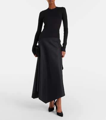 Studio 105 mesh-trimmed suede pumps | Aquazzura