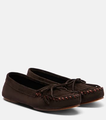 Indiana tasseled suede loafers | Paris Texas