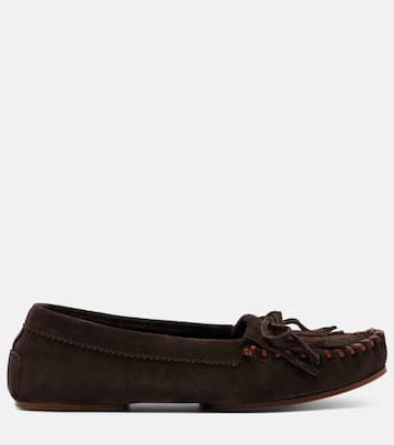 Indiana tasseled suede loafers | Paris Texas