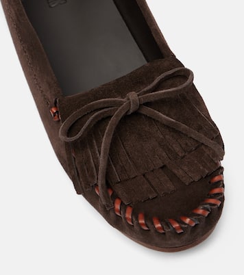 Indiana tasseled suede loafers | Paris Texas