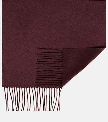 Fringed silk and cashmere scarf | Prada