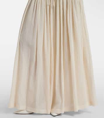 Cotton muslin maxi skirt | The Row