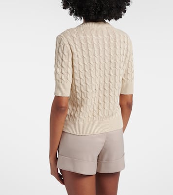 Talamo cable-knit linen sweater | Max Mara