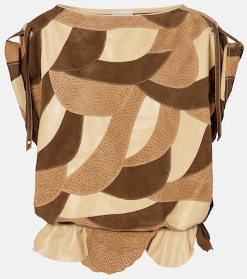 Dalmy perforated suede top | Isabel Marant