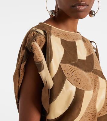 Dalmy perforated suede top | Isabel Marant