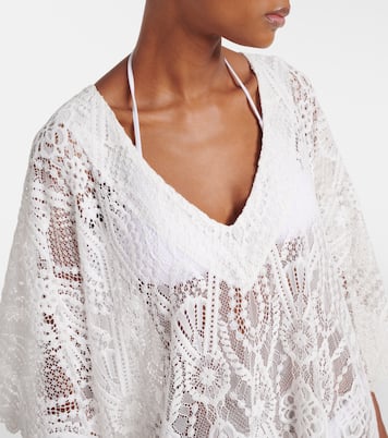 Yasin棉质混纺蕾丝沙滩连衣裙 | Melissa Odabash