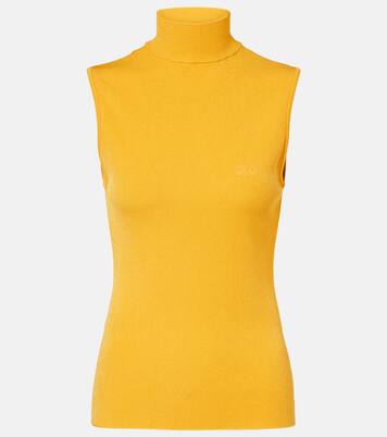Double L ribbed-knit top | Loewe