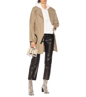 Mars snake-effect leather ankle boots | Maryam Nassir Zadeh