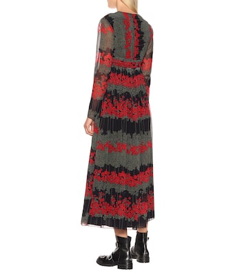 Robe midi à fleurs | REDValentino