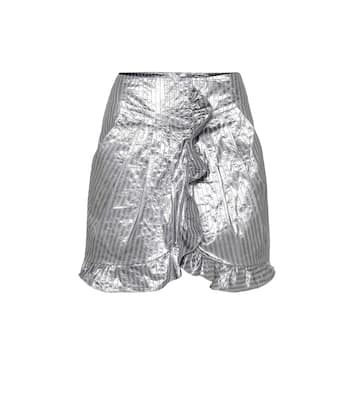 Minigonna Mucius a righe in lamé | Isabel Marant
