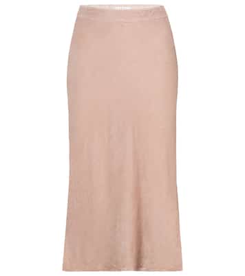 Falda midi Taelyn de terciopelo | Velvet