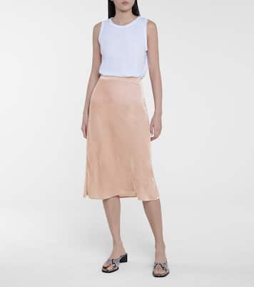 Falda midi Taelyn de terciopelo | Velvet