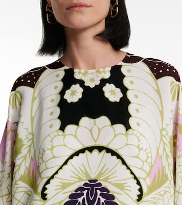 Valentino printed cady minidress | Valentino