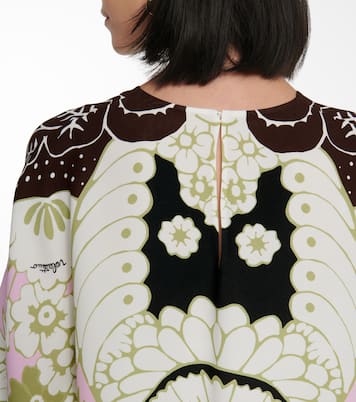 Valentino printed cady minidress | Valentino