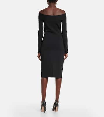 Off-shoulder midi dress | Victoria Beckham