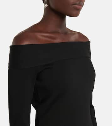 Off-shoulder midi dress | Victoria Beckham