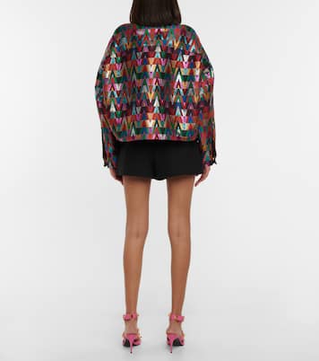 Jacke aus Jacquard-Strick | Valentino