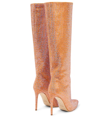 Embellished suede knee-high boots | Paris Texas
