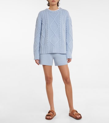 Shorts Kev in misto cashmere | Khaite
