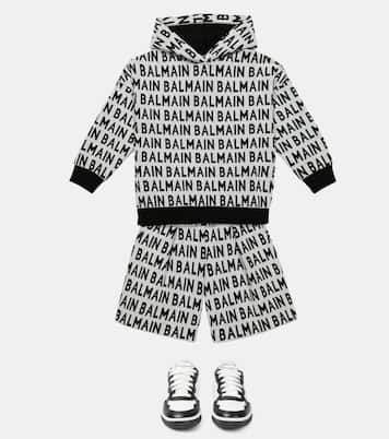 Zapatillas altas de piel | Balmain Kids