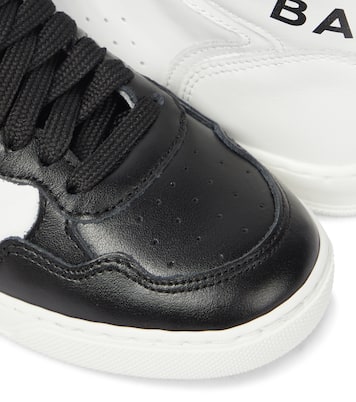 Zapatillas altas de piel | Balmain Kids