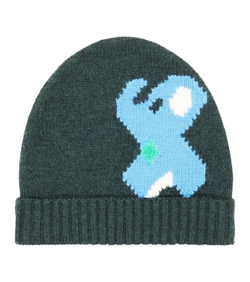 Intarsia wool beanie | JW Anderson