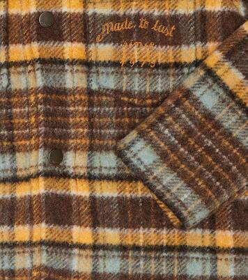 Checked wool-blend jacket | Bonpoint