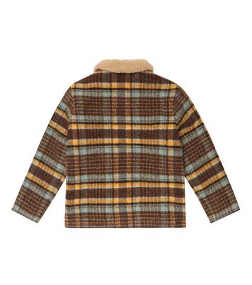 Checked wool-blend jacket | Bonpoint