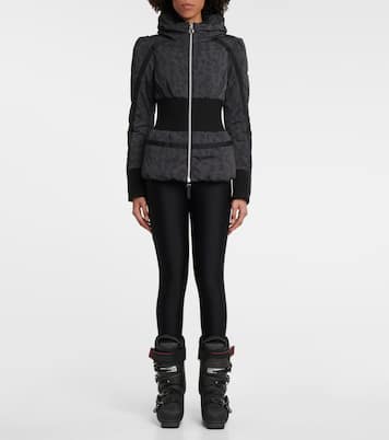 Raffaella leopard-print ski jacket | Jet Set