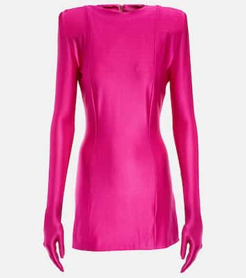Diva gloves jersey minidress | Vetements