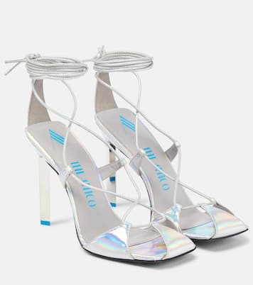 Sandali Adele in pelle metallizzata | The Attico