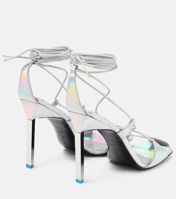 Sandali Adele in pelle metallizzata | The Attico