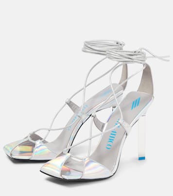 Sandali Adele in pelle metallizzata | The Attico