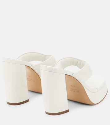 Patent leather platform sandals | Gia Borghini