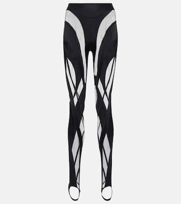 Paneled stirrup leggings | Mugler