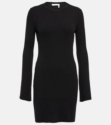 Ribbed-knit wool and cashmere dress | Chloé