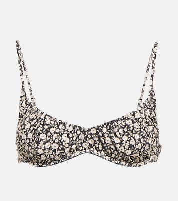 Floral bikini top | Tory Burch