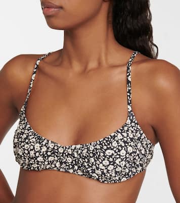 Floral bikini top | Tory Burch