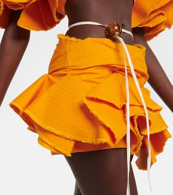 Minigonna La Jupe Artichaut in cotone | Jacquemus