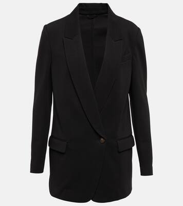 Cotton-blend jersey blazer | Brunello Cucinelli
