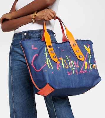 Borsa Frangibus Medium in denim | Christian Louboutin