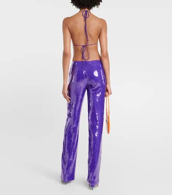 Pantalon ample à sequins | LaQuan Smith