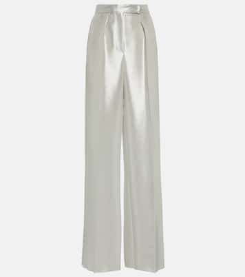 Pantalon de mariée Tebano en soie mélangée | Max Mara