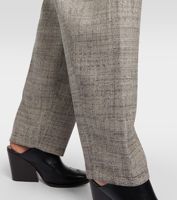 Pantalon tapered à taille haute en laine | Stella McCartney