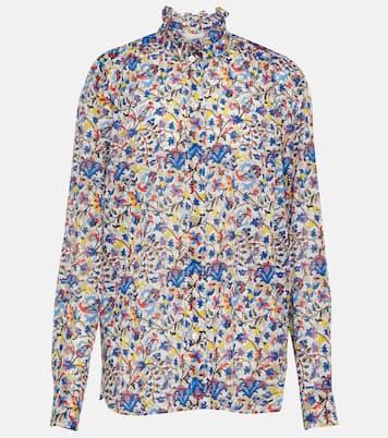 Blouse Gambine en coton à fleurs | Marant Etoile