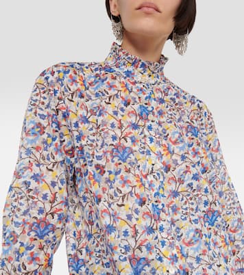 Blouse Gambine en coton à fleurs | Marant Etoile