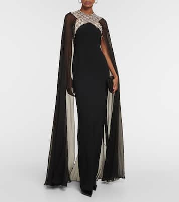 Vestido de fiesta Natalie con capa | Jenny Packham